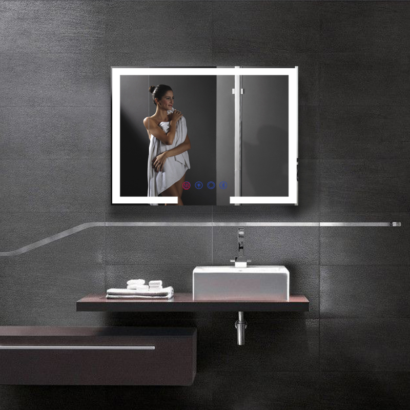 LED bathroom mirror with Light bulb kits | mirror manufacturer