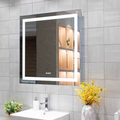Lighted bathroom smart vanity led mirror (4)