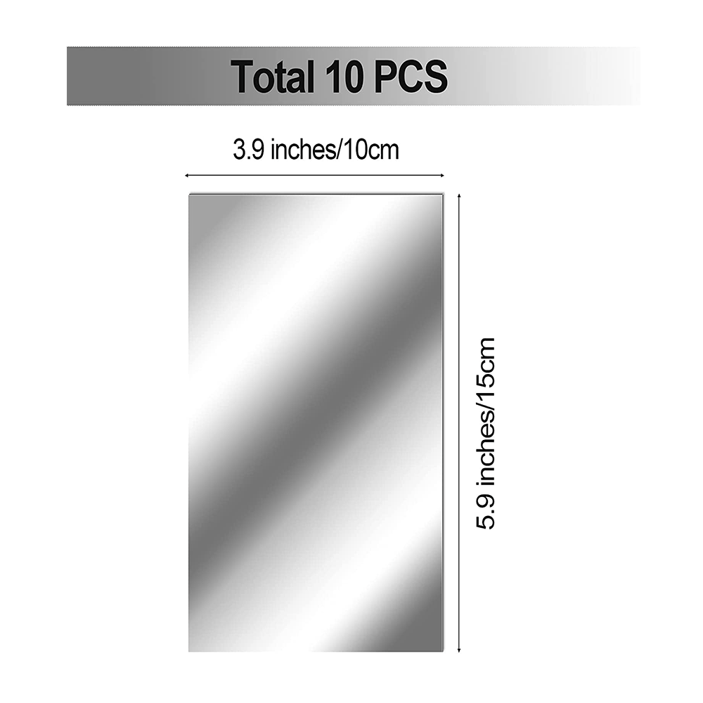 Self adhesive non glass mirror tiles mirror manufacturer