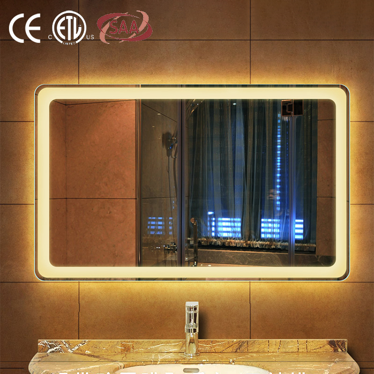 Waterproof led smart mirror bathroom frameless mirror manufacturer