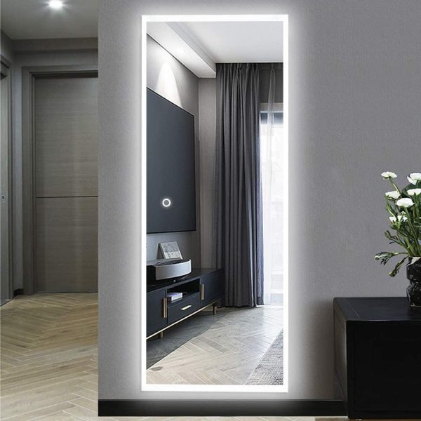 Large Rectangle Led Mirror Full Length Dressing Mirror (2)