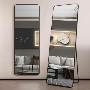 Aluminium frame full length floor