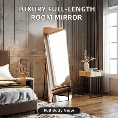 Aluminium frame full length floor