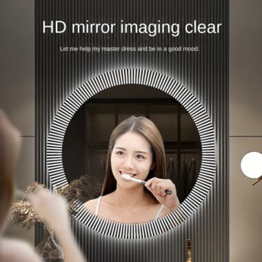 LED bathroom mirror with touch screen