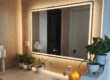 LED anti-fog smart bathroom mirror