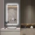 LED anti-fog smart bathroom mirror