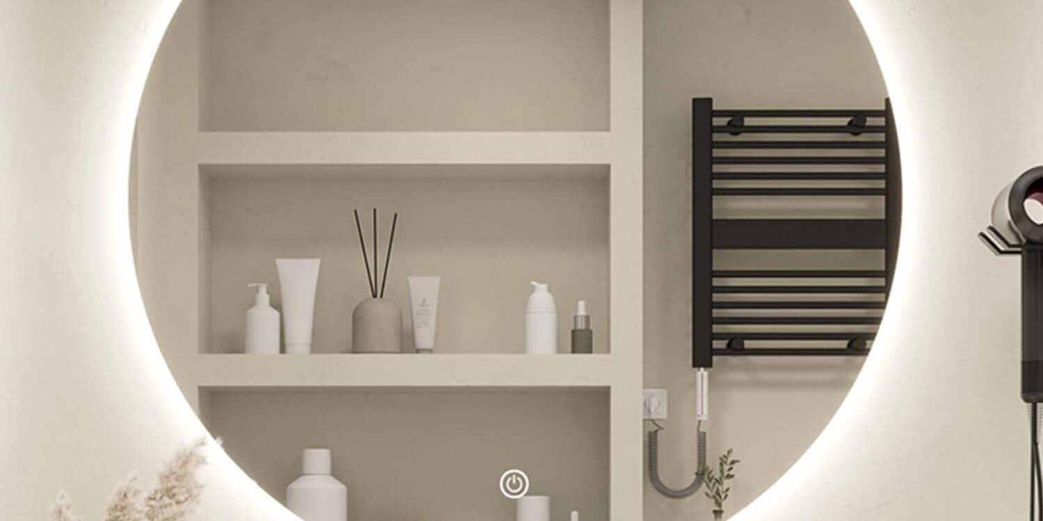 bathroom vanity mirror with lights