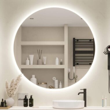 bathroom vanity mirror with lights