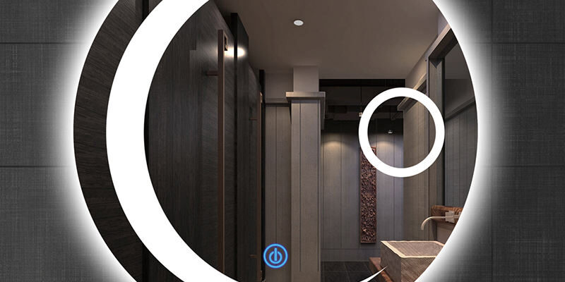 LED bathroom magic mirror wall mounted