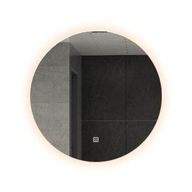 Bathroom decorative round glass mirror