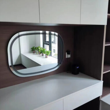 LED vanity mirror with intelligent touch