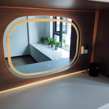 LED vanity mirror with intelligent touch