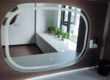 LED vanity mirror with intelligent touch