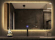 Smart waterproof LED bathroom mirror