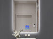 Smart waterproof LED bathroom mirror
