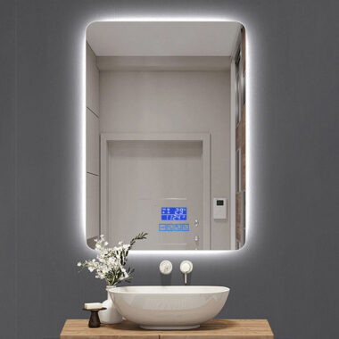 Smart waterproof LED bathroom mirror