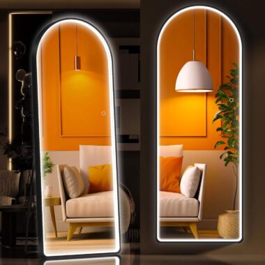 LED full length mirror for bedroom