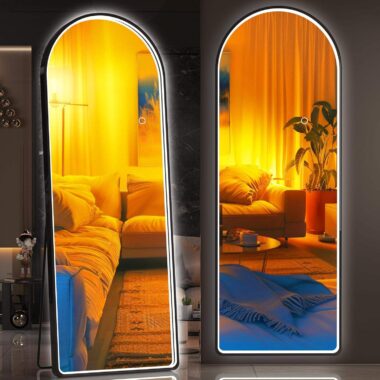 LED full length mirror for bedroom