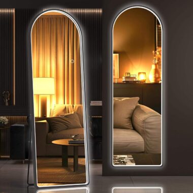 LED full length mirror for bedroom