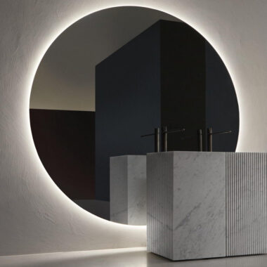 LED bathroom mirror with touch switch