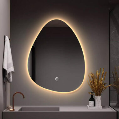 Smart LED bathroom vanity mirror