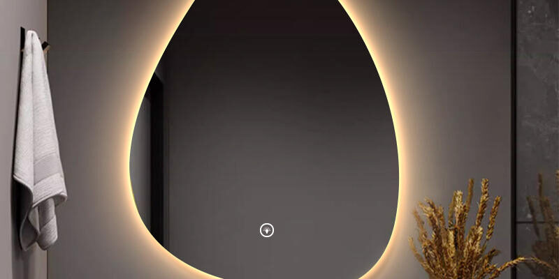 Smart LED bathroom vanity mirror