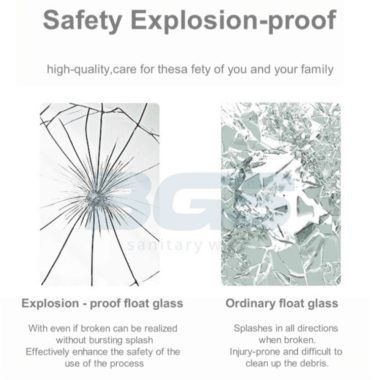 Smart LED bathroom vanity mirror