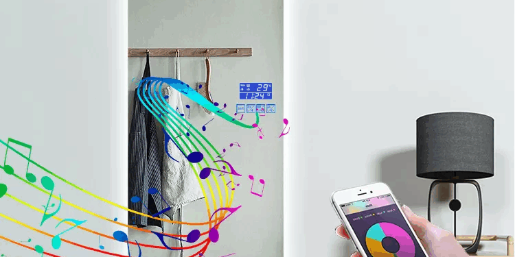 bathroom LED full length decorative mirror