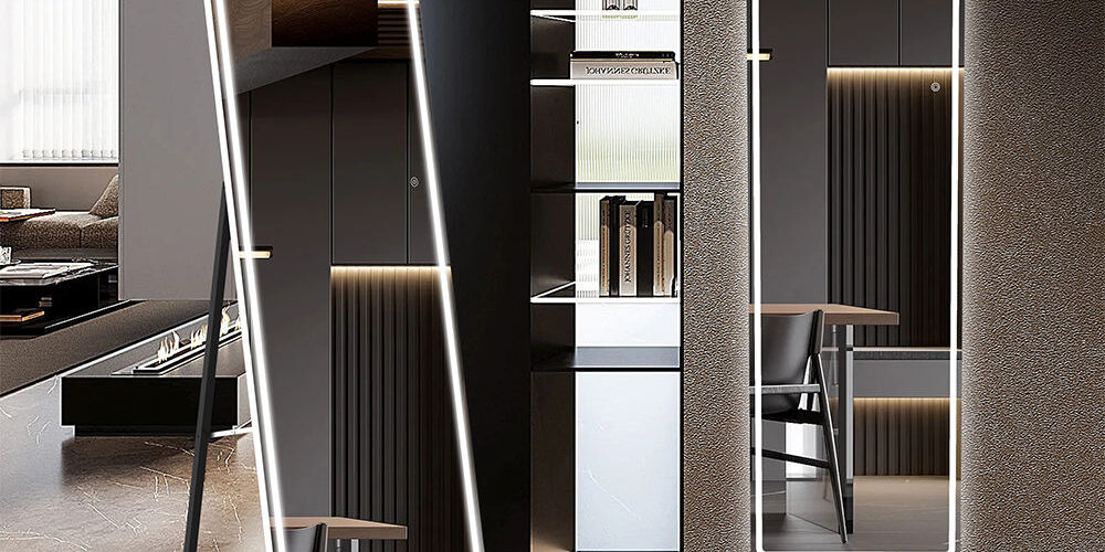 Custom Vintage Full Body LED Mirror