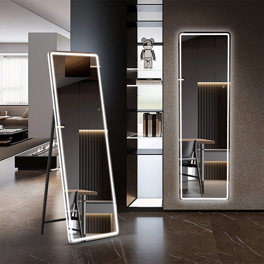 Custom Vintage Full Body LED Mirror