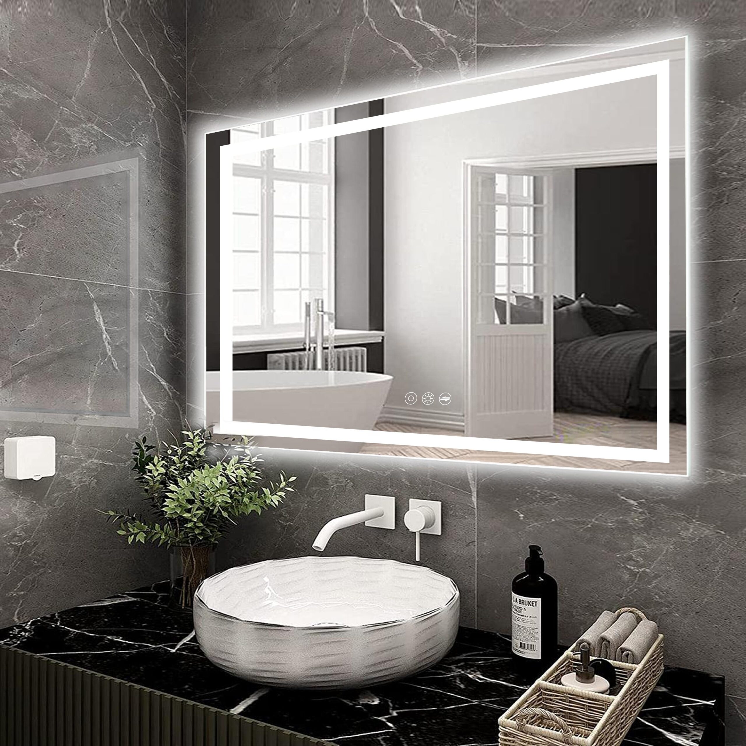 Fogless LED Bathroom Mirror