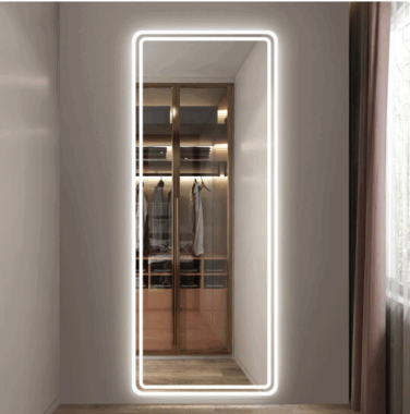 Full length LED mirror v