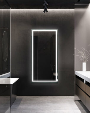 Full length LED mirror v