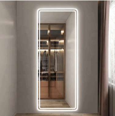 Full length LED mirror v