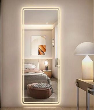 Full length LED mirror v