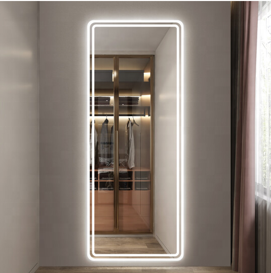 Full length LED mirror v