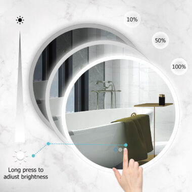 LED round bathroom mirror