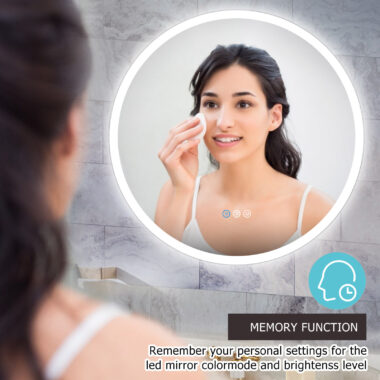 LED round bathroom mirror