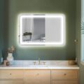 Round LED Bathroom Vanity Mirror 50-100cm
