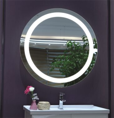 Round LED bathroom mirror 