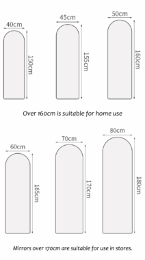 saving full length standing mirror