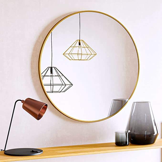 LED backlit bathroom mirror